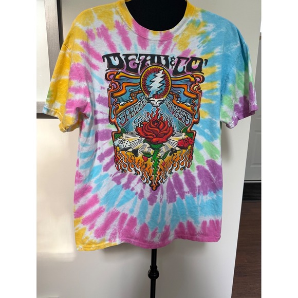 Liquid Blue Other - Dead & Co Sphere Las Vegas 2024 Tie Dye Shirt Liquid Blue Mens L Grateful Dead